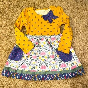 Matilda Jane Girls size 4 dress back to school